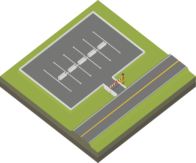 Truck Park Construction